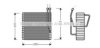 AVA QUALITY COOLING JEV009 Evaporator, air conditioning